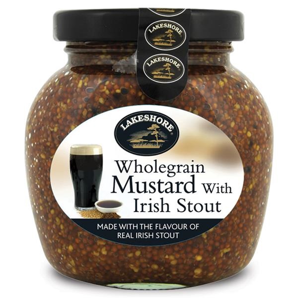 Lakeshore Wholegrain Mustard with Irish Stout 205g Irish Jewelry