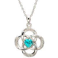 Image for Celtic Birthstone Pendant, March