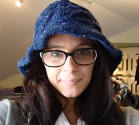 Image for Hand Knit Wool Killarney Hat, Indigo