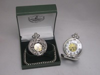 Image for Mullingar Pewter Mechanical Pocket Watch with Trinity Knot Design