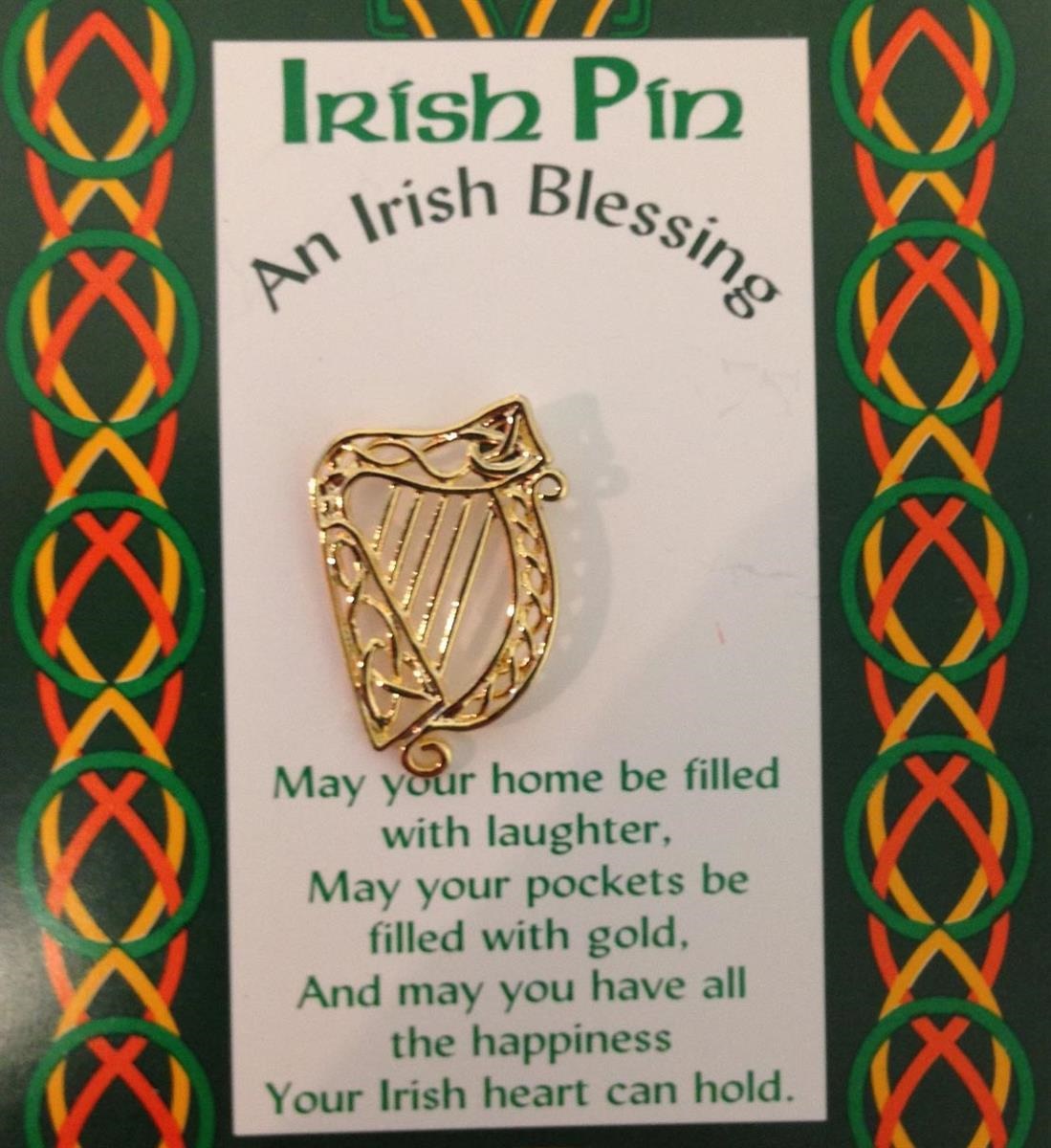 Harp Lapel Pin Irish Jewelry Irish Store Tipperary Irish Importer