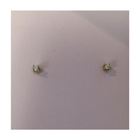 Image for 14K Yellow Gold Diamond Childs Earrings
