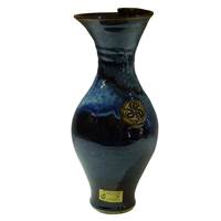 Image for Colm De Ris Irish Blue Pottery Vase, Large