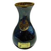Image for Colm De Ris Irish Pottery Bud Vase, Blue