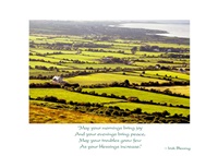 Image for May Your Mornings Bring Joy Birthday Card, 40 Fields of Green