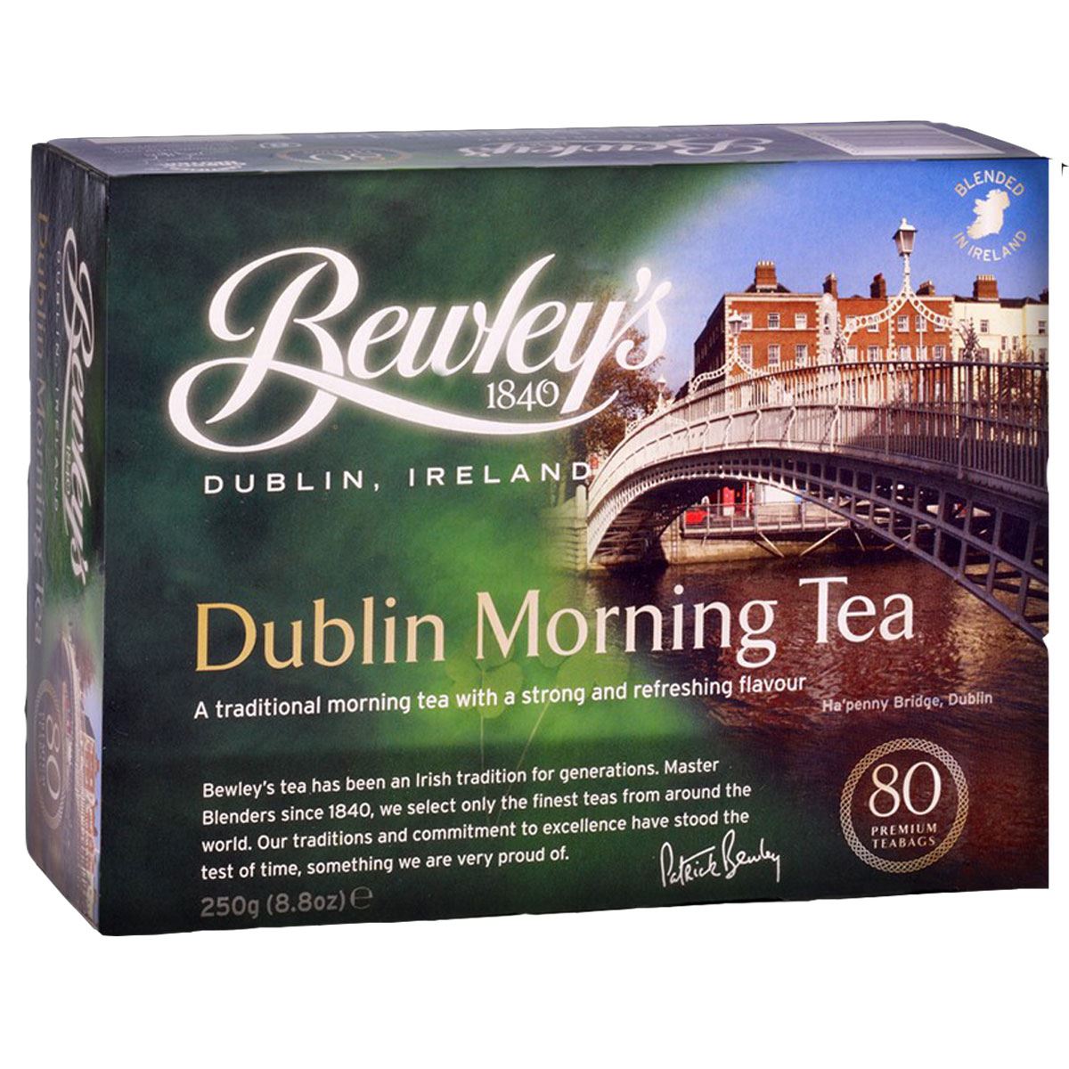 Bewley's Dublin Morning Tea 80 Box Irish Jewelry Irish Store