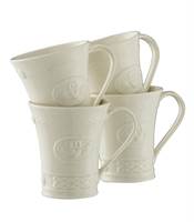 Image for Belleek Claddagh Mugs Set of 4