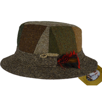 Hanna Walking Hat Striped Brown