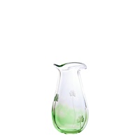 Image for Irish Handmade Glass Shamrock Posy Vase