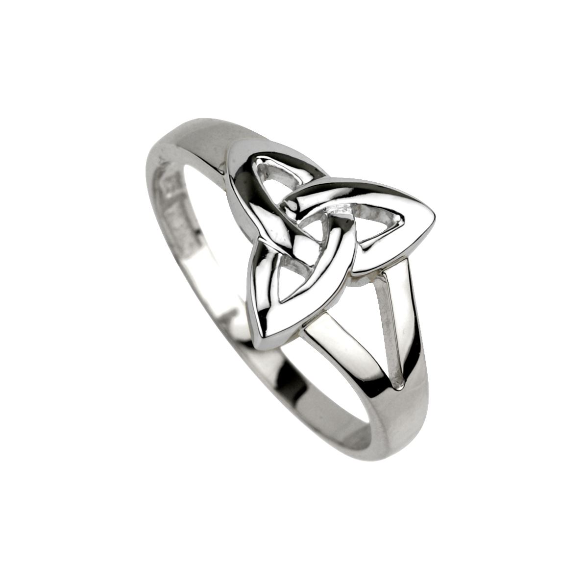 Sterling Silver Trinity Knot Ring by Solvar Irish Jewelry Irish