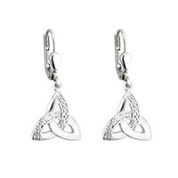 Trinity Celtic Knot Dangle Earrings