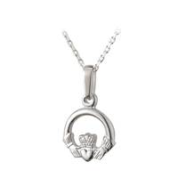 Image for Sterling Silver "Mini Me" Claddagh Pendant