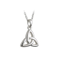 Image for Solvar Sterling Silver Kids Irish Trinity Knot Pendant