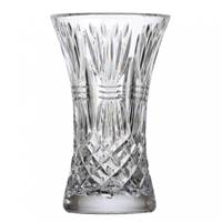 Image for Emerald Crystal Barley Flared Vase 6"