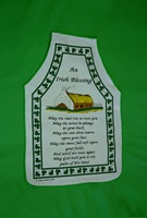 Image for "An Irish Blessing" and Cottage Cotton Apron