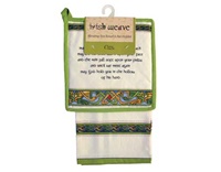 Image for Royal Tara Irish Weave Irish Blessing Tea Towel and Pot Holder