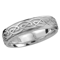 Image for Endless Celtic Design Wedding Ring Sterling Silver