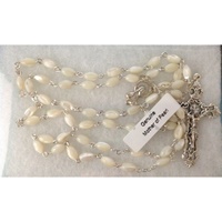 Image for Genuine Mother Of Pearl Rosary Beads
