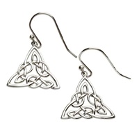 Image for Shanore Silver Celtic Intricate Design Earrings