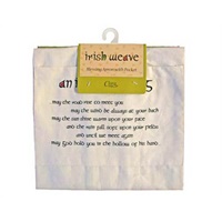 Image for Royal Tara Irish Weave Apron with Irish Blessing on Pocket