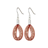 Image for Blaithin Ennis Blush Silver Tiny Teardrop Earrings