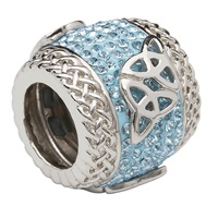 Image for Origin Swarovski Blue Trinity Charm TD631