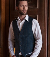 Image for Mucros Weavers Tweed Waistcoat 34