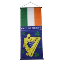 Image for Irish Flag and Erin Go Bragh Large Hanging Banner