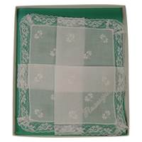 Image for Flower Girl Linen Handkerchief