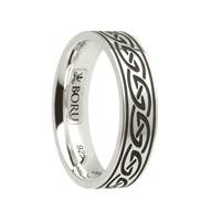 Image for Boru Celtic Waves Etched Ring