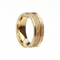 14K Yellow Trinity Faith Band