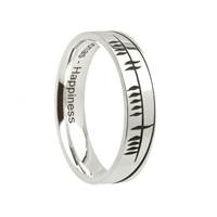 Image for Silver Sonas Ogham Ring