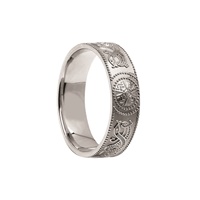 Image for Celtic Warrior Shield Band Style Ring