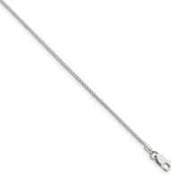 Sterling Silver 1.50mm Wide 22-inch Round Spiga Chain