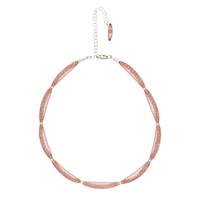 Blaithin Ennis Topaz Silver and Blush Necklace