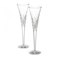 Image for Waterford Crystal Happy Celebrations Flutes, Pair