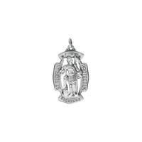 Image for Sterling Silver 33x20.5mm St. Florian Medal Without Chain