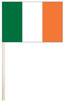 Image for 4" x 6" Nylon Irish National Flag on Black Stick