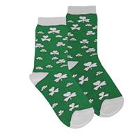 Image for Kid Shamrock Socks, Green