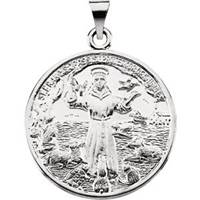 Image for Sterling Silver Saint Francis Medal