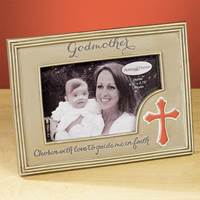 Image for Godmother Photo Frame with Cross