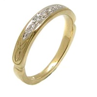 14ct Trinity Diamond Wedding Ring