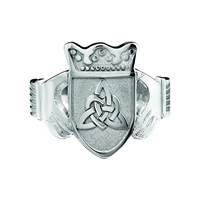 Image for Ladies Family Coat of Arms Claddagh Ring