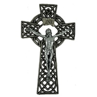 Image for Celtic Knot 8" Wall Cross with Crucifix