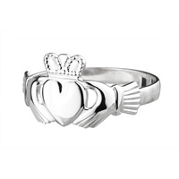 Image for Sterling Silver Classic Claddagh Ring