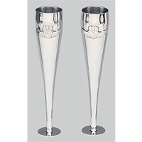 Image for Mullingar Pewter Greek Claddagh Champagne Flutes