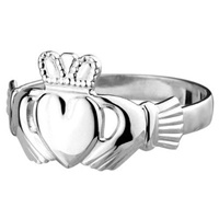 Image for Sterling Silver Gents Standard Claddagh Ring