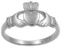 Image for Sterling Silver Claddagh Ring