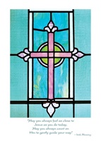 Image for First Communion Card - May The Lord Bless You Blue Cross