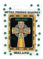 Image for Metal Fridge Magnet, Celtic Cross Black